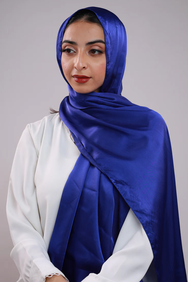 Our luxury Silk Hijabs are soft to the touch, with a light texture. They are sheer, when folded and/ or layered they are opaque. They are beautiful for any occasion.