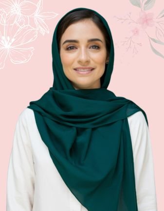 Our luxury Silk Hijabs are soft to the touch, with a light texture. They are sheer, when folded and/ or layered they are opaque. They are beautiful for any occasion.