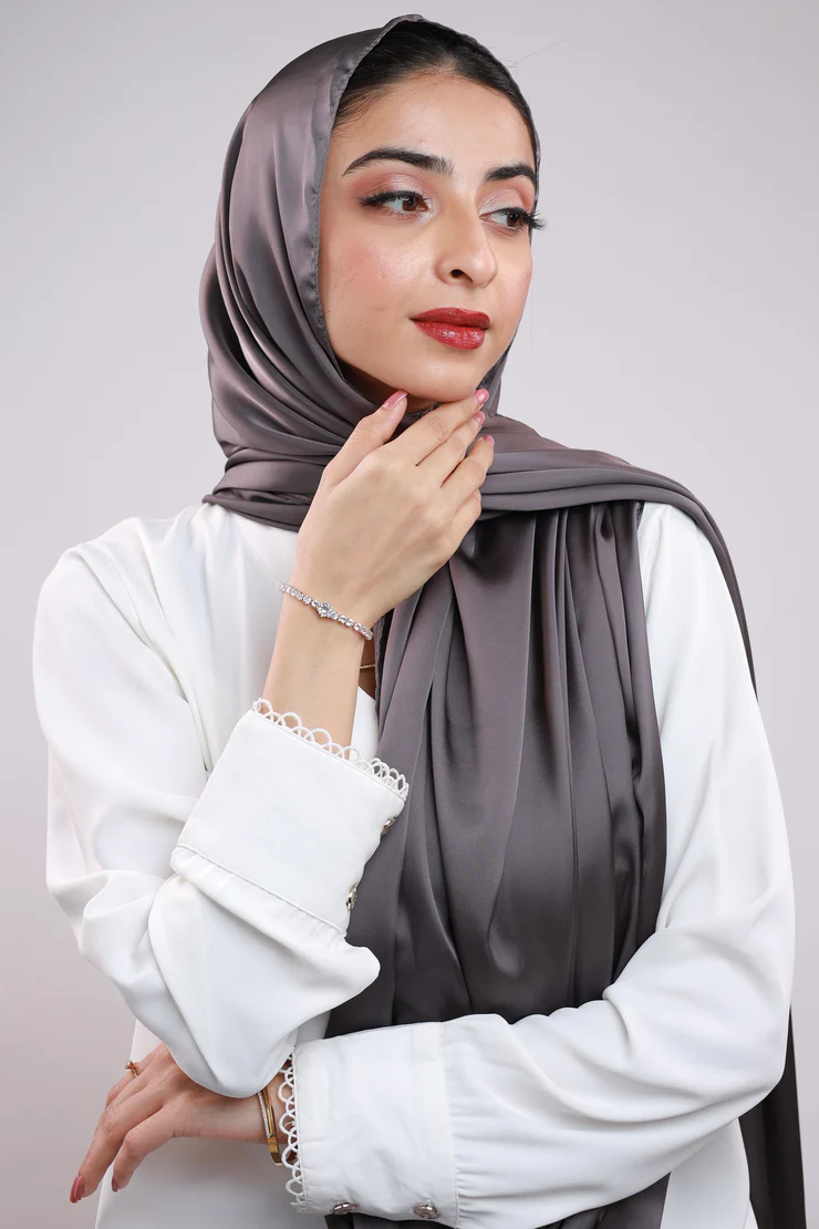 Our luxury Silk Hijabs are soft to the touch, with a light texture. They are sheer, when folded and/ or layered they are opaque. They are beautiful for any occasion.