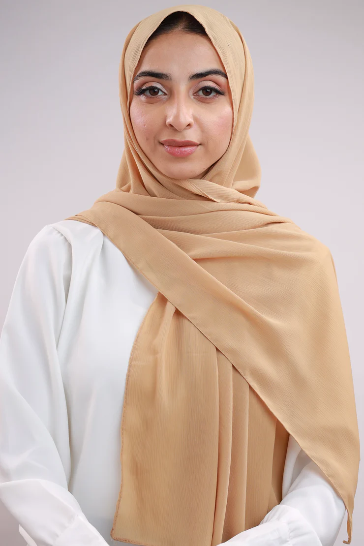 Our luxury Silk Hijabs are soft to the touch, with a light texture. They are sheer, when folded and/ or layered they are opaque. They are beautiful for any occasion.