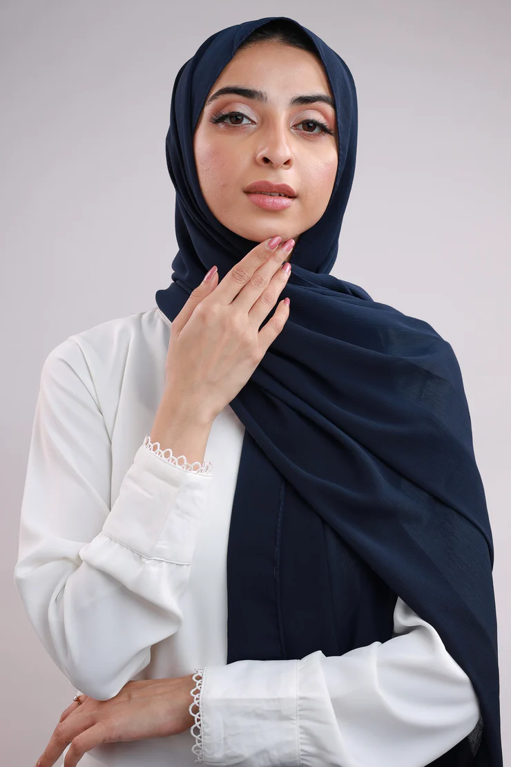 Our luxury Silk Hijabs are soft to the touch, with a light texture. They are sheer, when folded and/ or layered they are opaque. They are beautiful for any occasion.